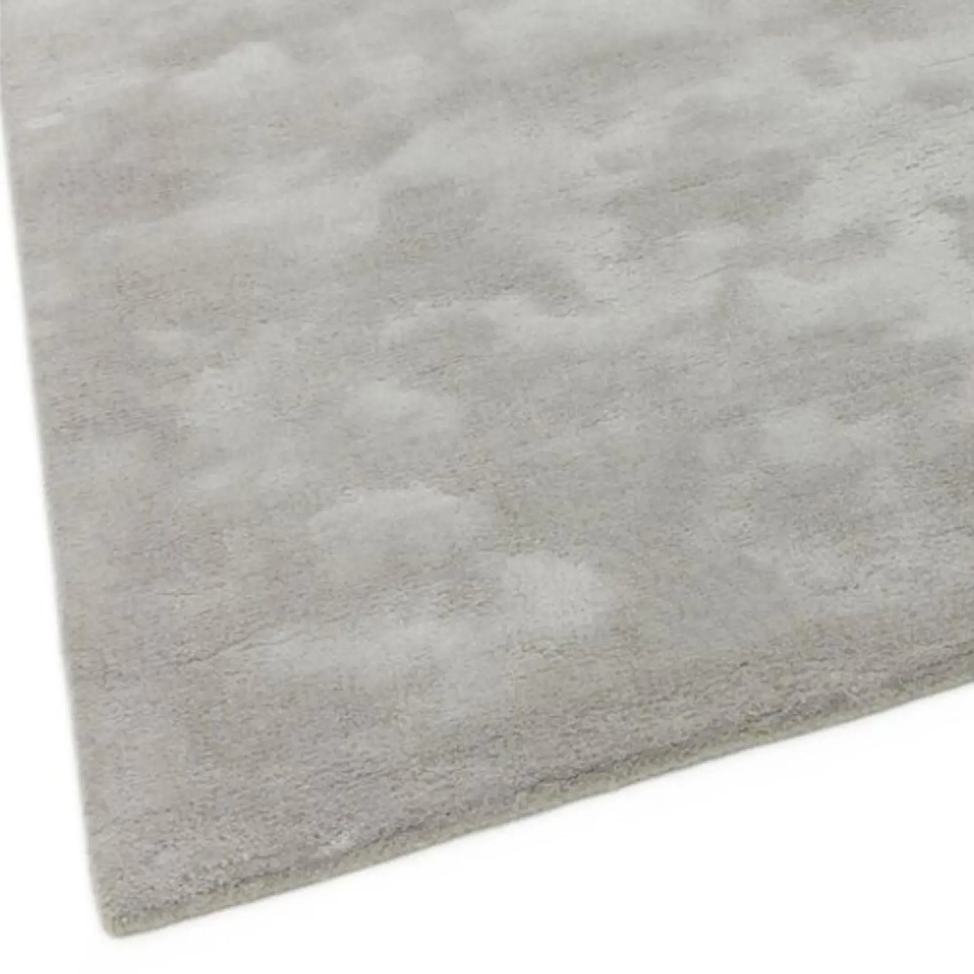 Aran Plain Rug - Feather Grey