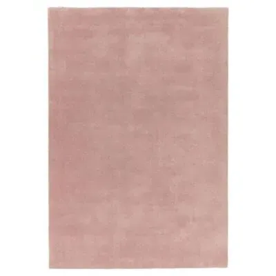 Aran Plain Rug - Rose Pink