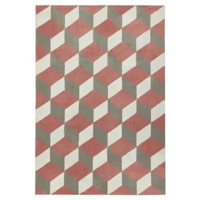 Arlo Rug - Pink Block