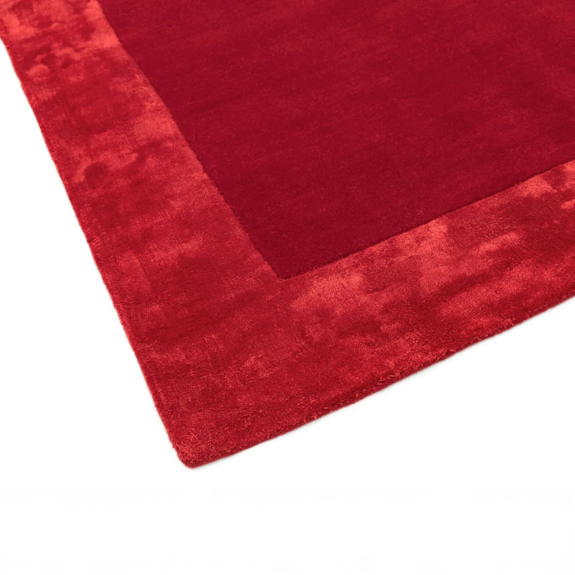 Ascot Plain Rug - Red
