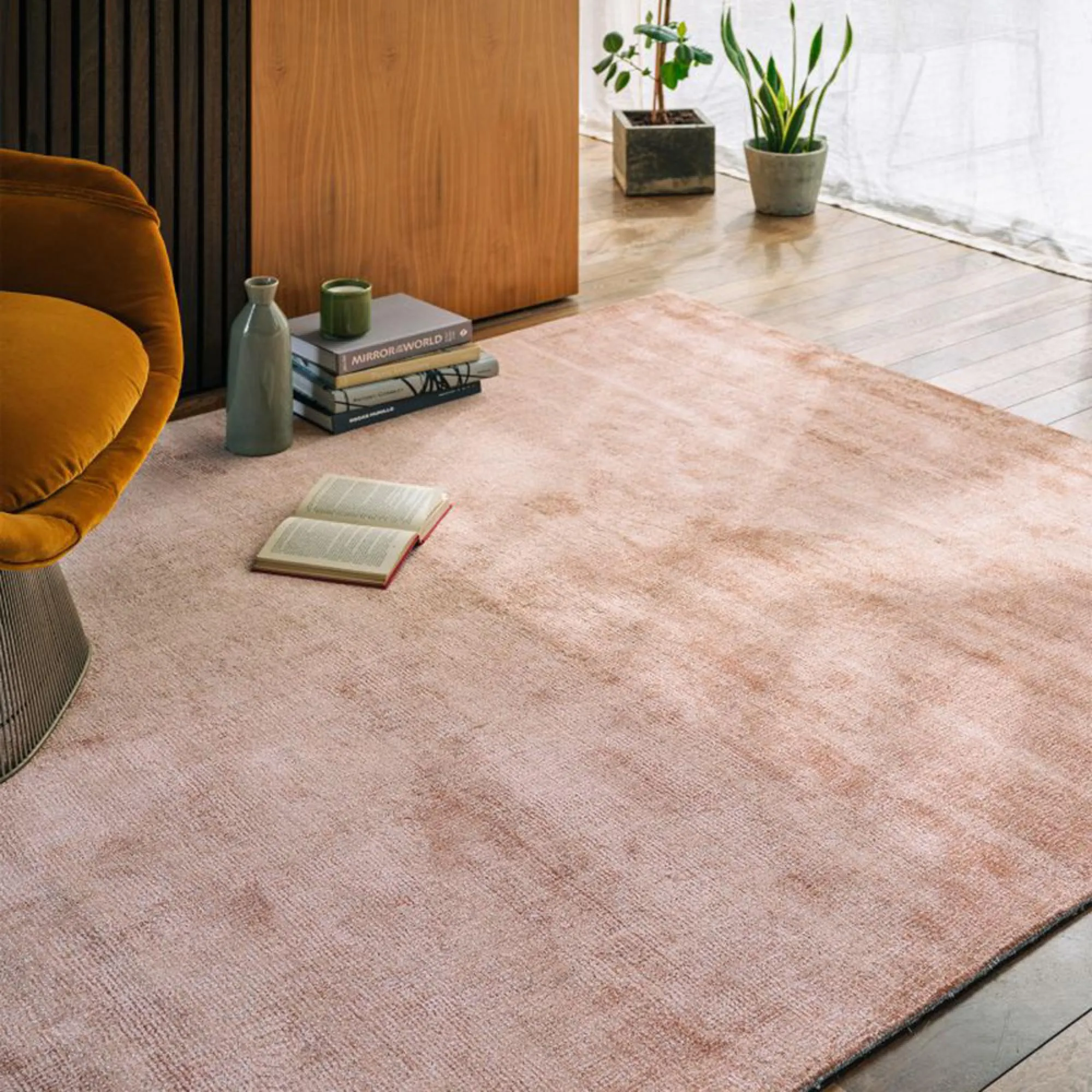 Aston Plain Rug - Copper