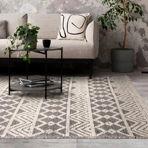 Boho Asra Rug - Black