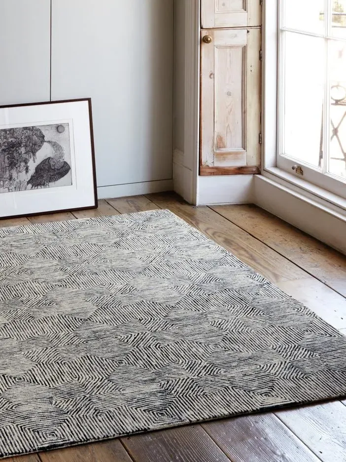 Camden Rug - Black and White