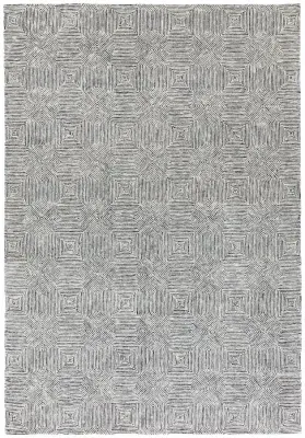 Camden Rug - Black and White image