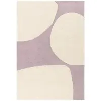 Canvas Pebble 02 Rug - Purple