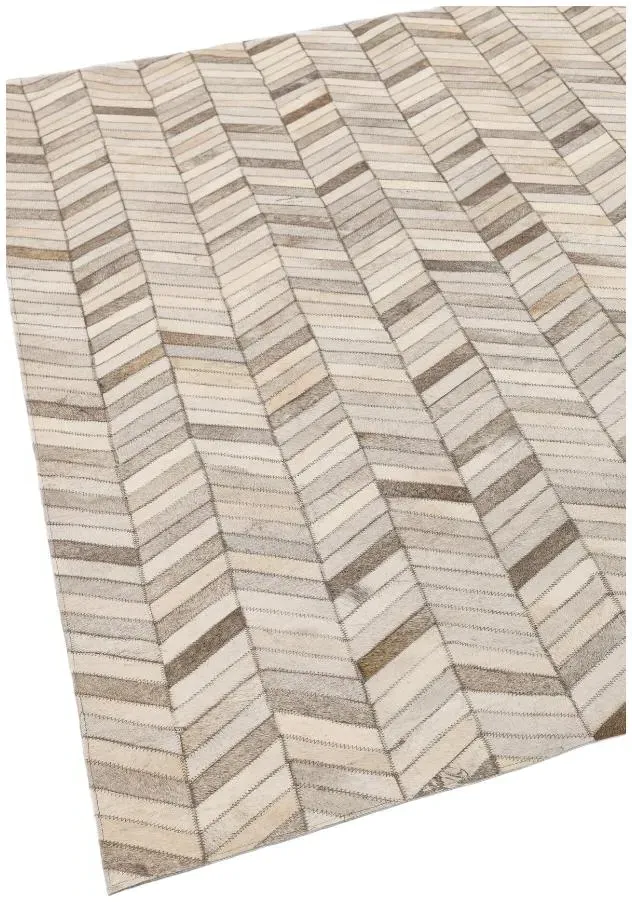 Cosy Textures Gaucho Chevron Rug - Beige