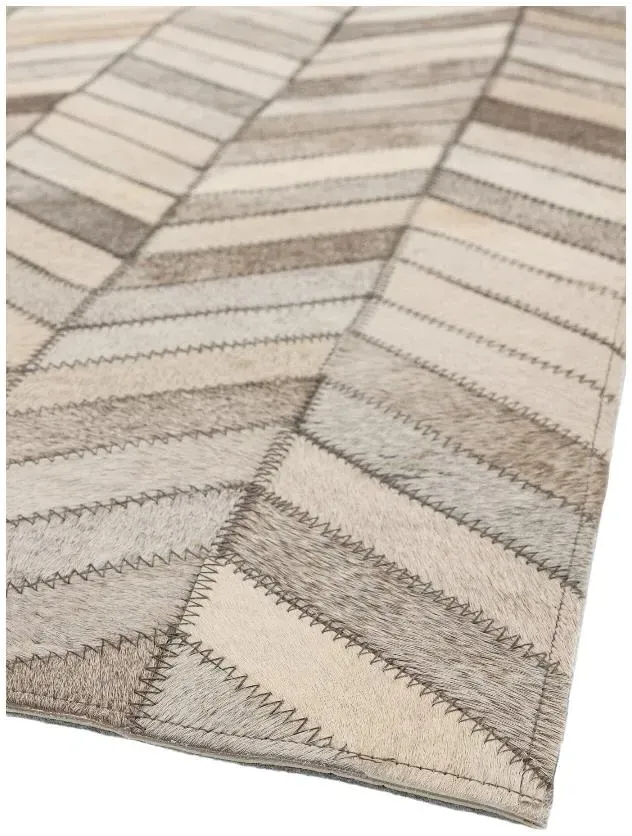 Cosy Textures Gaucho Chevron Rug - Beige