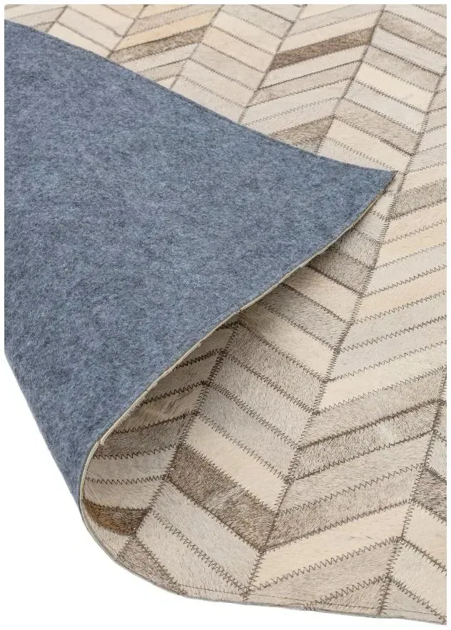 Cosy Textures Gaucho Chevron Rug - Beige
