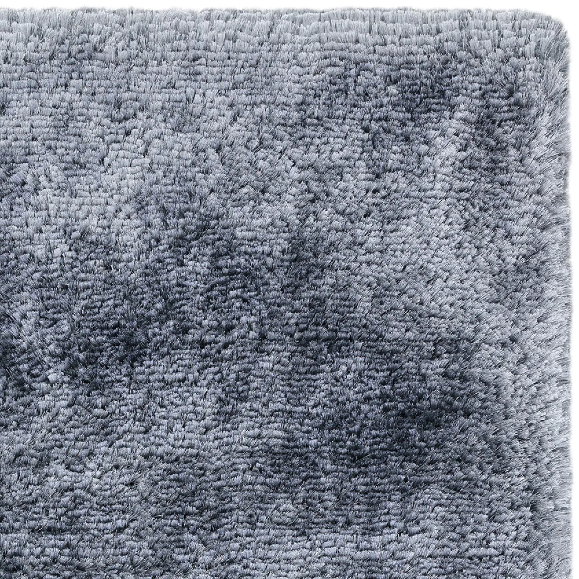 Cosy Textures Plush Rug - Airforce Blue