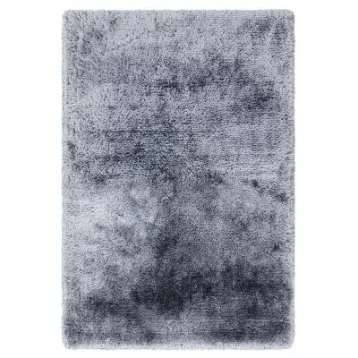 Cosy Textures Plush Rug - Airforce Blue