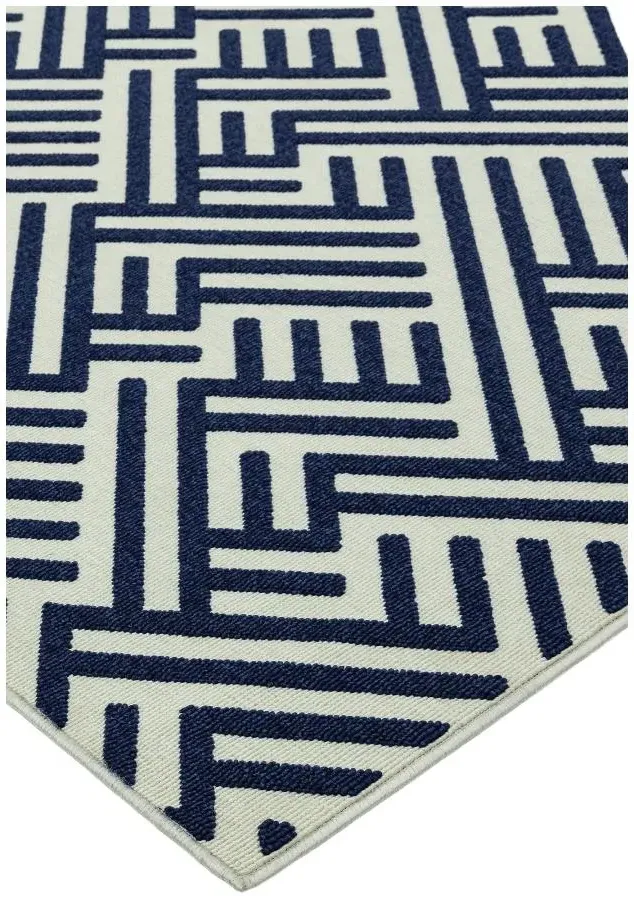 Easy Antibes Linear AN04 Rug - Blue