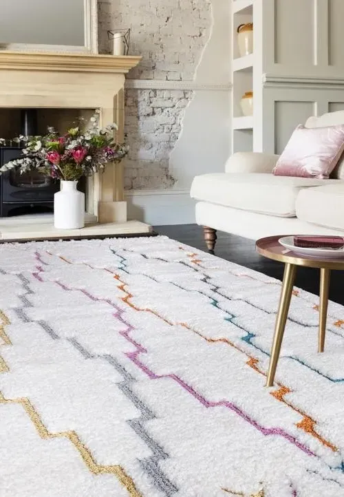 Easy Ariana Trellis AR01 Rug - Multi Colour