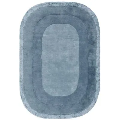 Easy Halo Rug - Denim