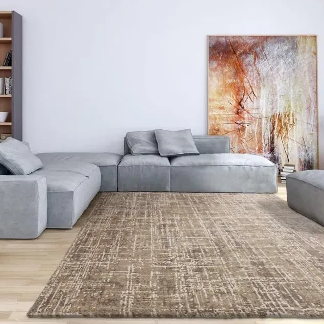 Easy Kuza Abstract Rug - Beige