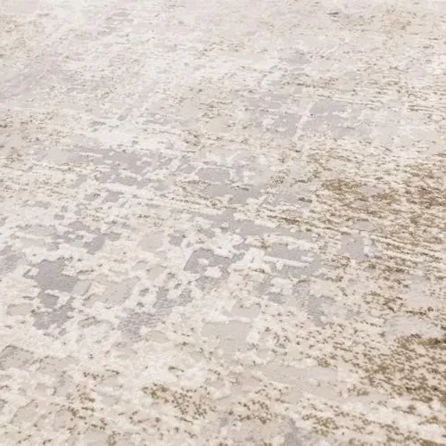 Easy Kuza Border Rug - Beige