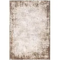 Easy Kuza Border Rug - Beige