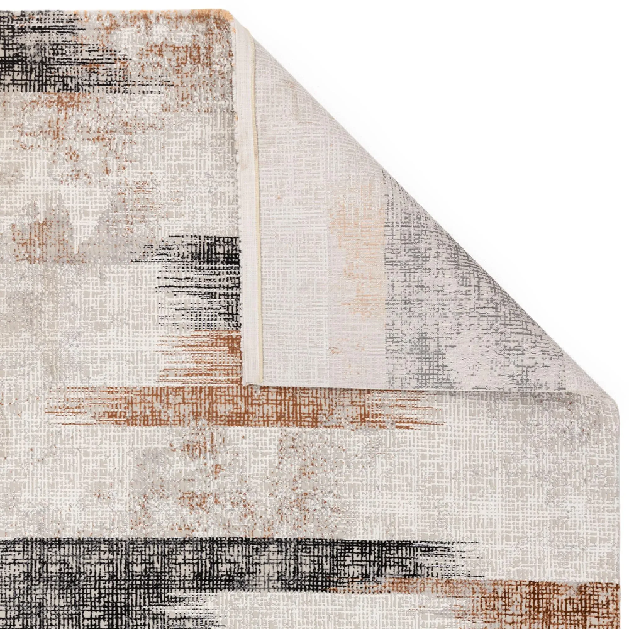 Easy Kuza Lines Rug - Terracotta