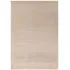Easy Kuza Plain Stripe Rug - Beige