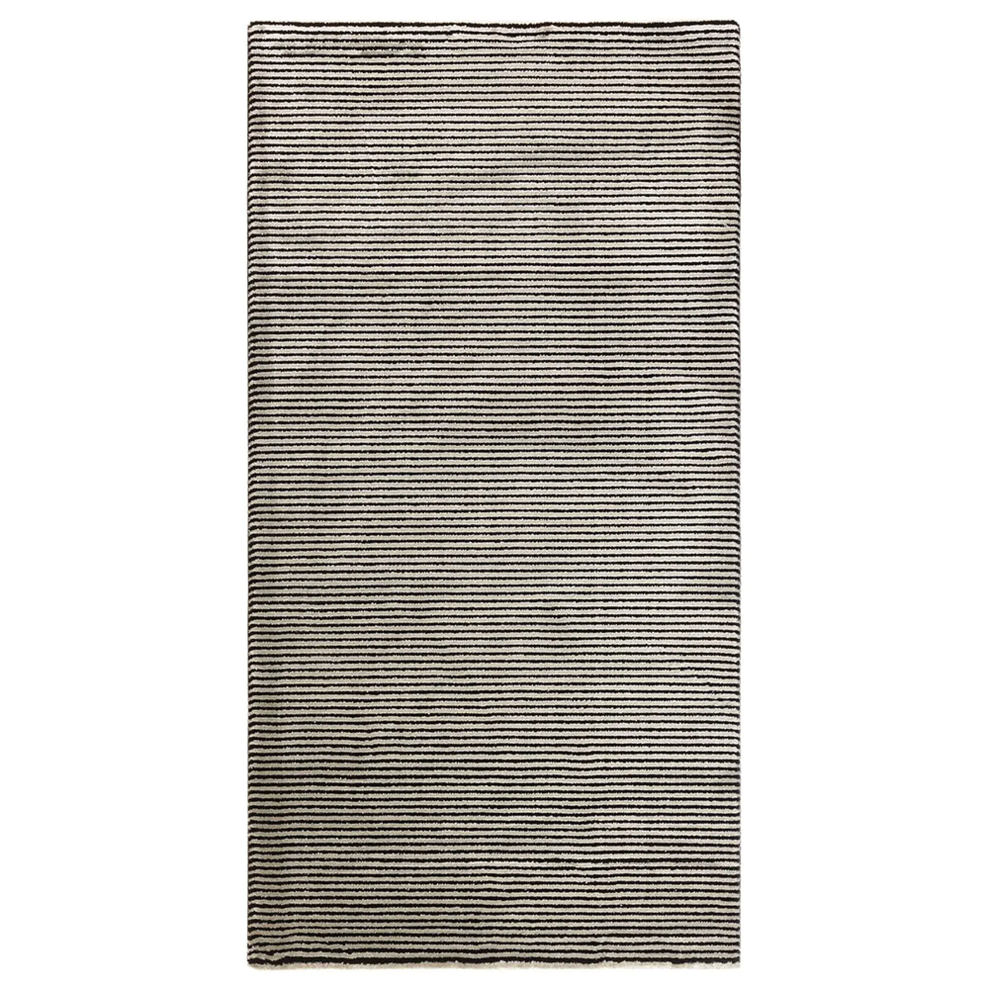 Easy Kuza Plain Stripe Rug - Khaki