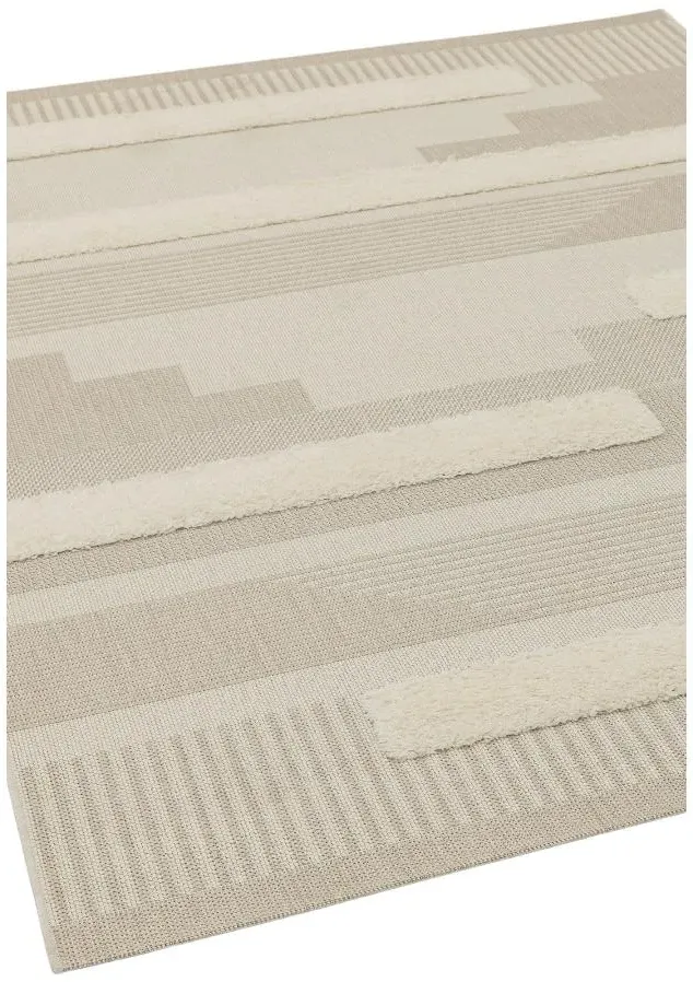 Easy Monty Geometric MN06 Rug - Natural