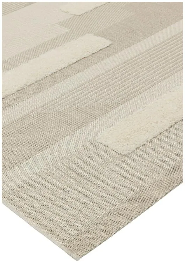 Easy Monty Geometric MN06 Rug - Natural