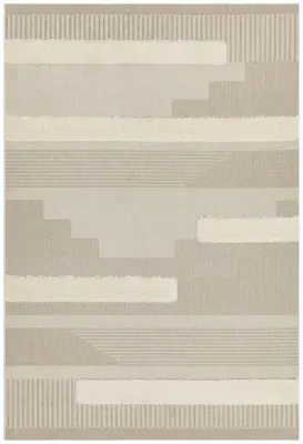 Easy Monty Geometric MN06 Rug - Natural image
