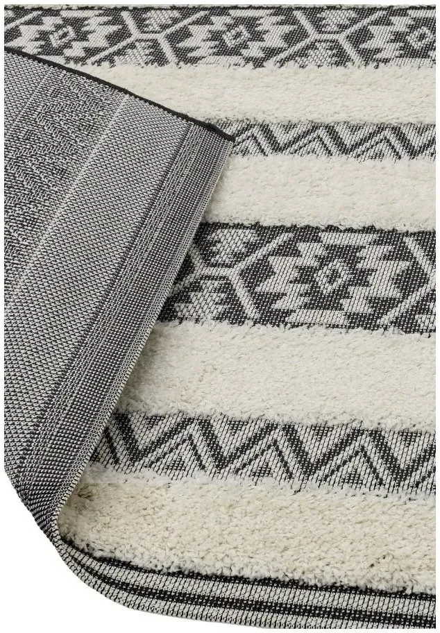 Easy Monty Stripe MN03 Rug - Black