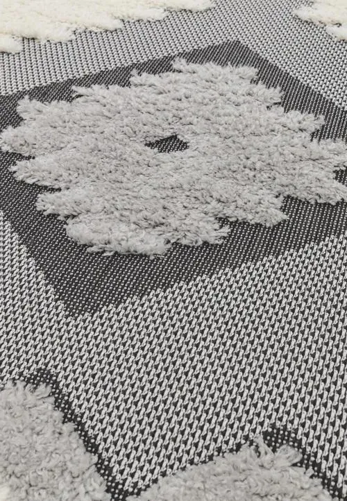 Easy Monty Tribal MN01 Rug - Black