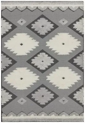 Easy Monty Tribal MN01 Rug - Black