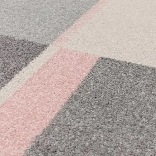 Easy Muse Circle MU21 Rug - Pink