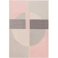 Easy Muse Circle MU21 Rug - Pink