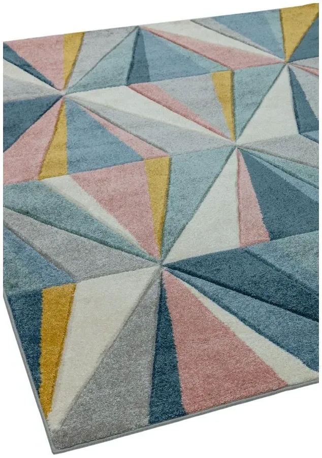 Easy Sketch Diamond Rug - Multi