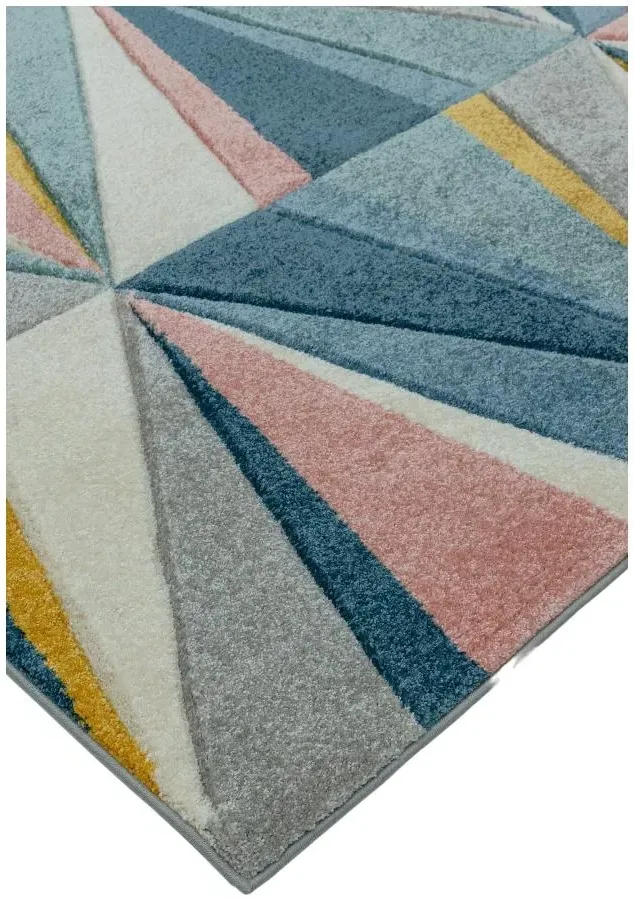 Easy Sketch Diamond Rug - Multi