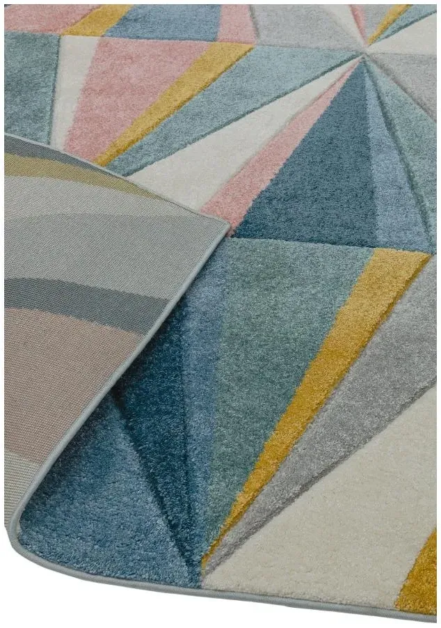Easy Sketch Diamond Rug - Multi