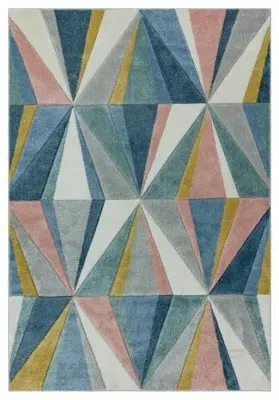 Easy Sketch Diamond Rug - Multi