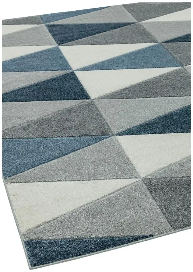 Easy Sketch Kite Rug - Blue Multi