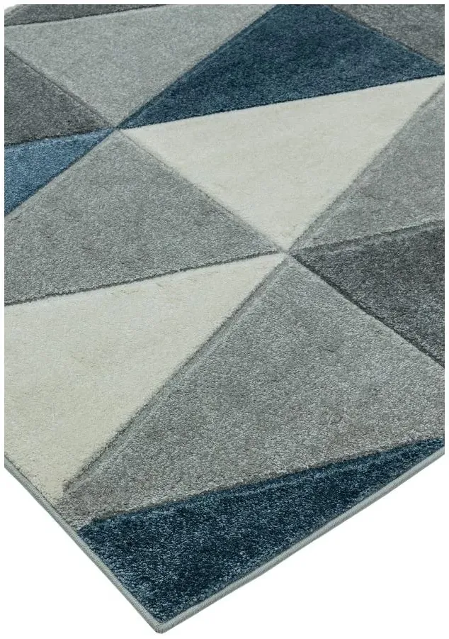 Easy Sketch Kite Rug - Blue Multi