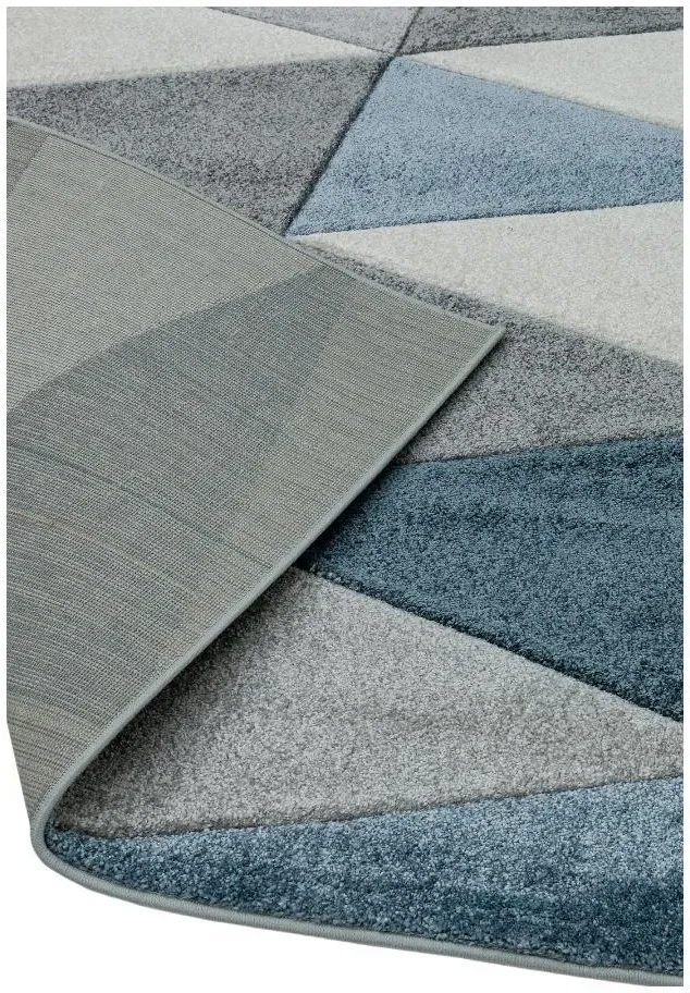 Easy Sketch Kite Rug - Blue Multi