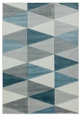 Easy Sketch Kite Rug - Blue Multi