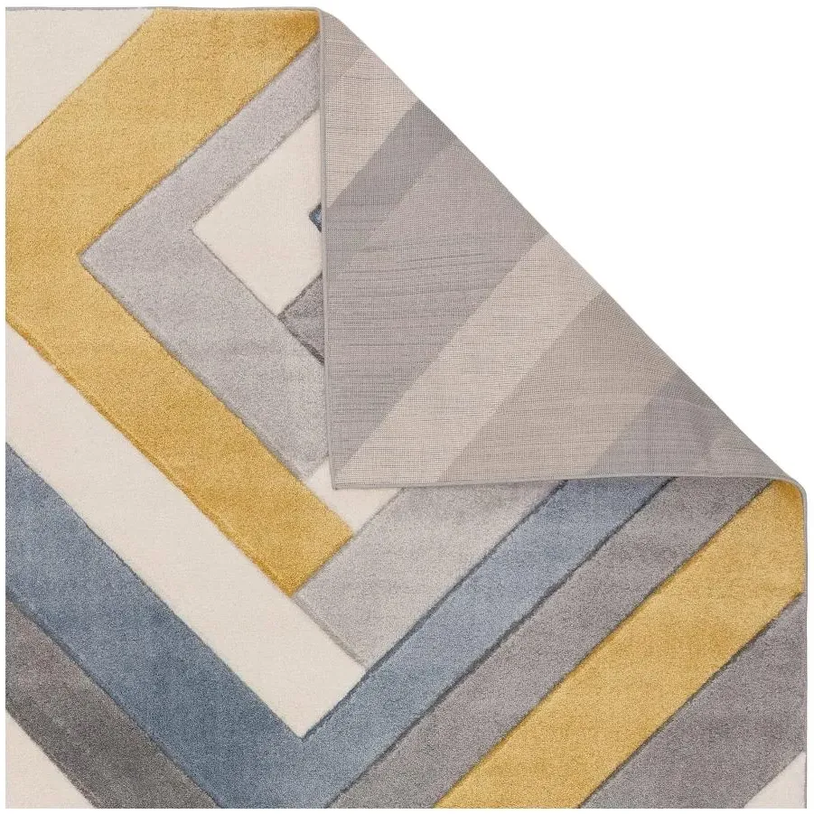 Easy Sketch Linear Rug - Grey Multi