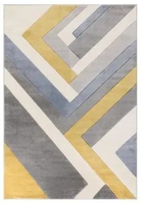 Easy Sketch Linear Rug - Grey Multi
