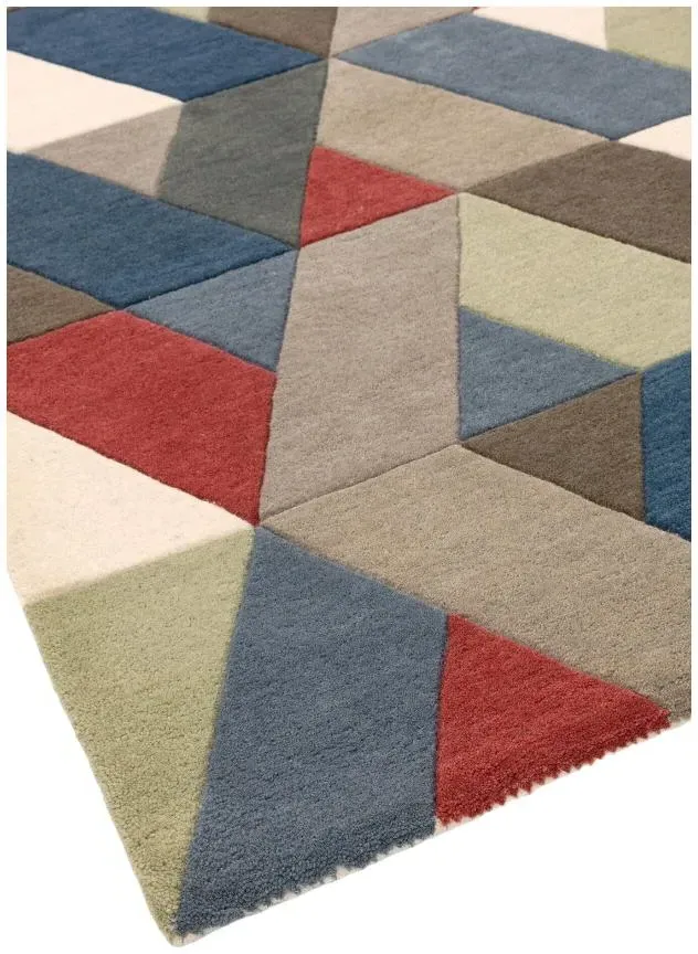 Funk Chevron 01 Rug - Multi Colour