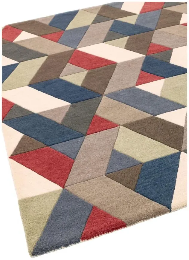 Funk Chevron 01 Rug - Multi Colour