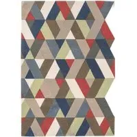 Funk Chevron 01 Rug - Multi Colour