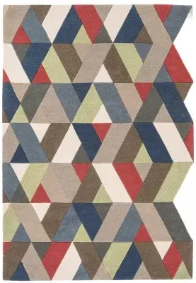 Funk Chevron 01 Rug - Multi Colour