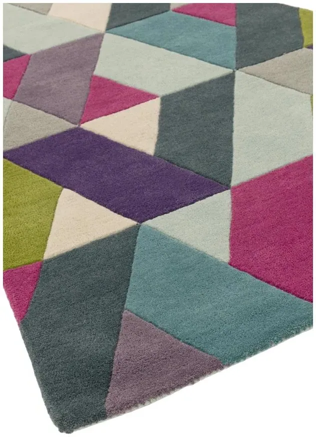 Funk Chevron 02 Rug - Blue Green