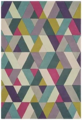 Funk Chevron 02 Rug - Blue Green