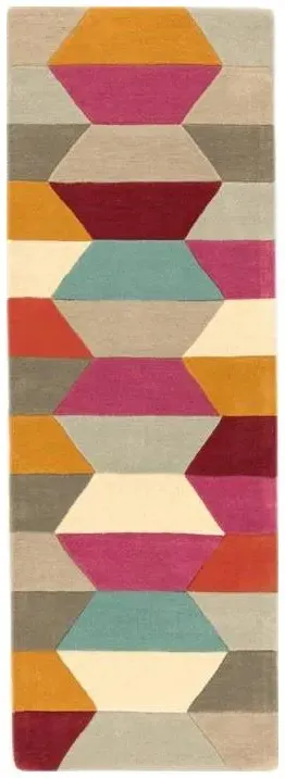 Funk Honeycomb 03 Rug - Bright Multi Colour