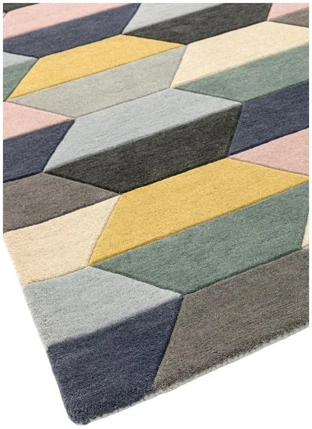 Funk Honeycomb Rug - Multi Colour