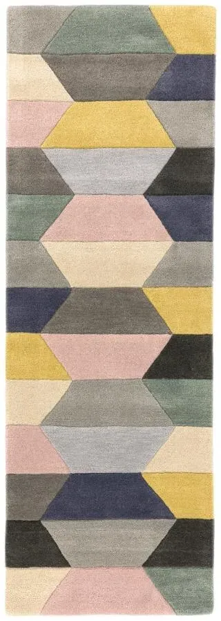 Funk Honeycomb Rug - Multi Colour